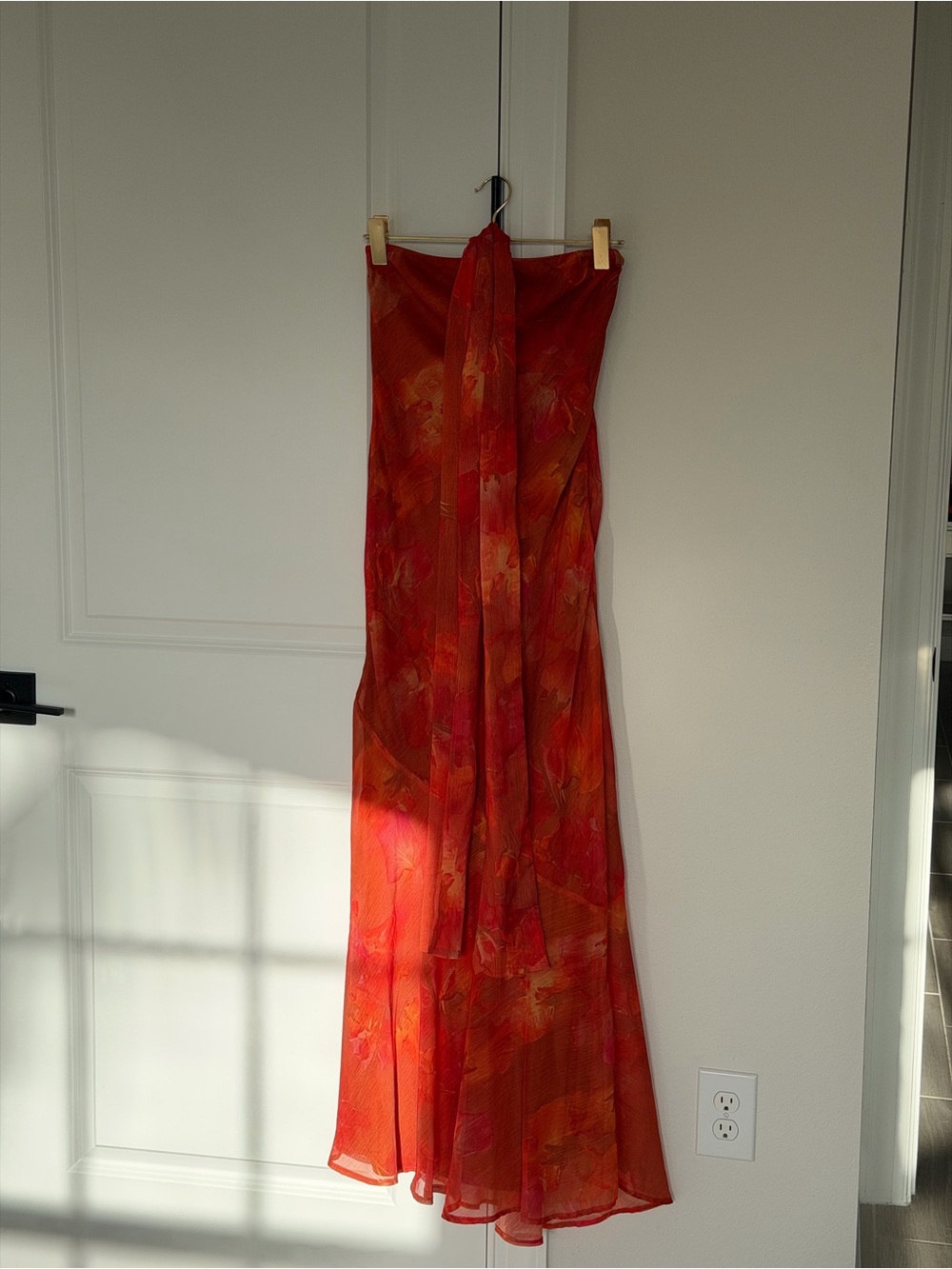 Peppermayo Red and Orange Maxi Dress - Picture 3 of 5